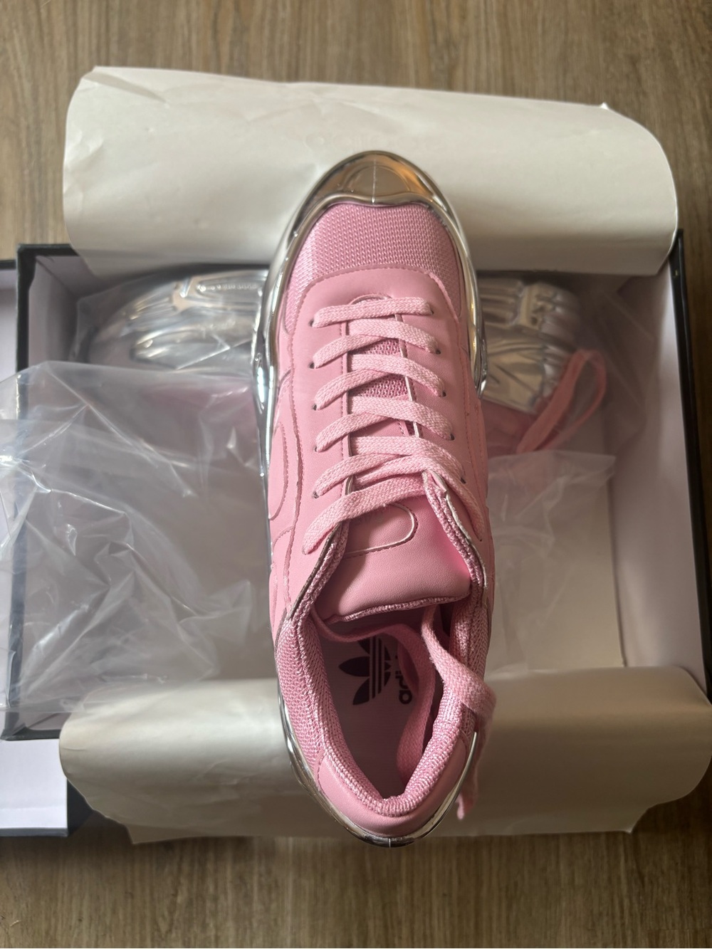 Dessiner collab sneackers silver metalic new - Picture 4 of 10